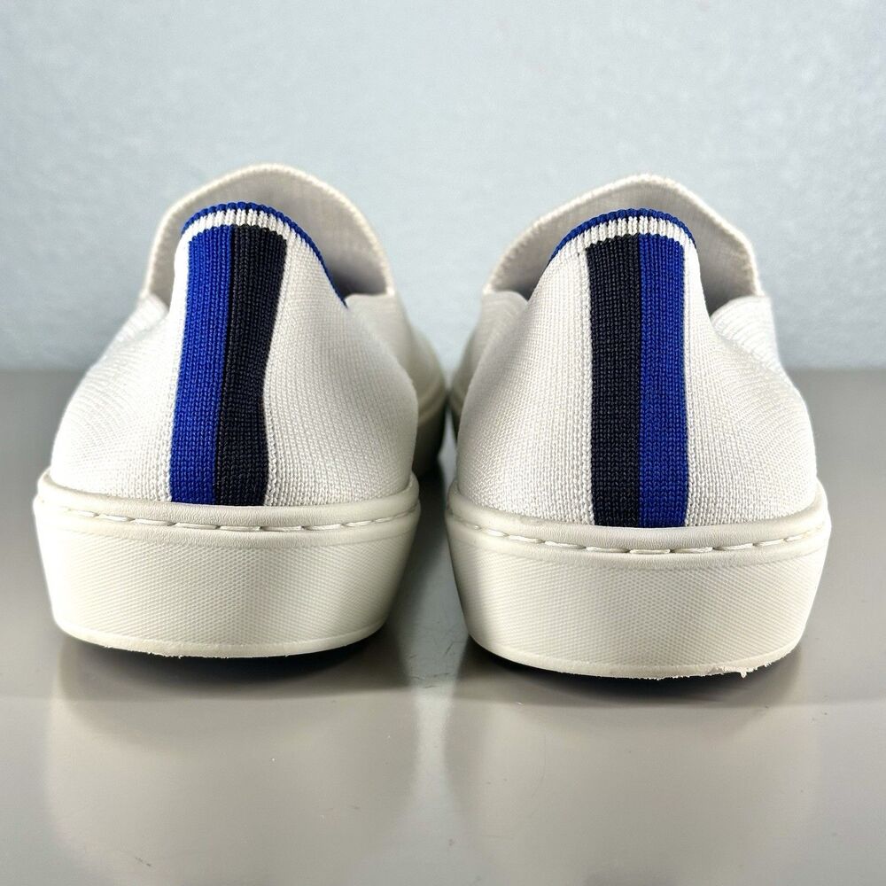 Rothy's The Original Slip On Sneaker White Loafers Womens Size 10 Shoes - Picture 10 of 16